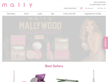 Tablet Screenshot of mallybeauty.com